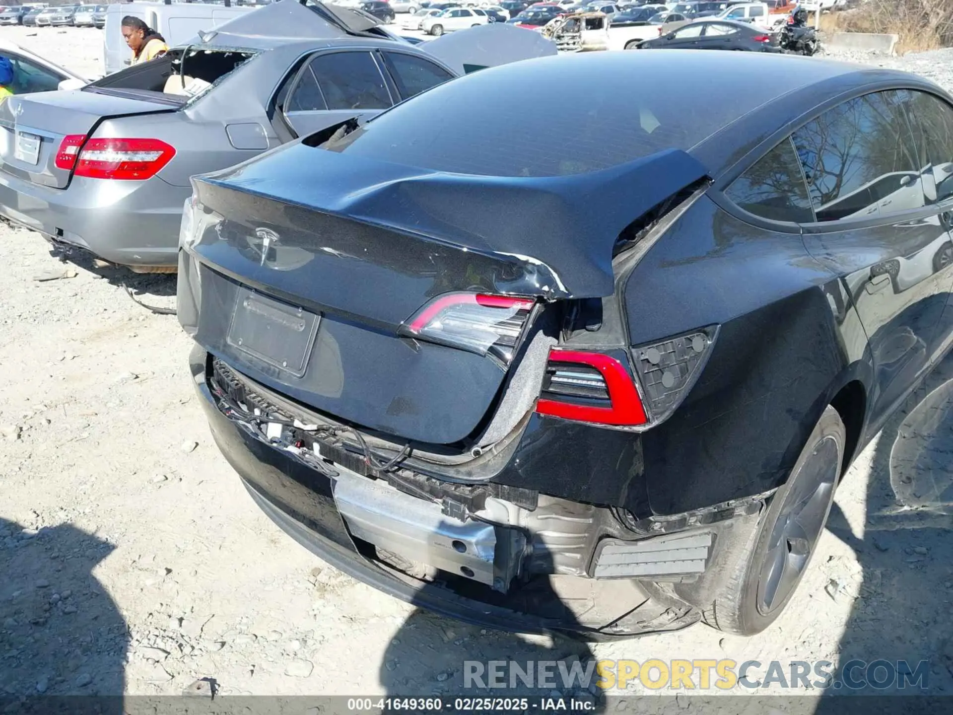 6 Фотография поврежденного автомобиля 5YJ3E1EAXNF305410 TESLA MODEL 3 2022