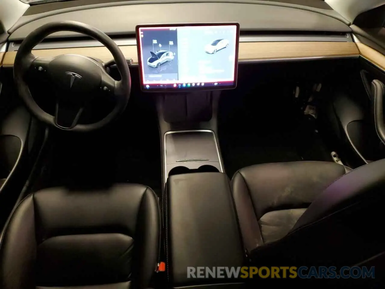8 Photograph of a damaged car 5YJ3E1EAXNF313989 TESLA MODEL 3 2022