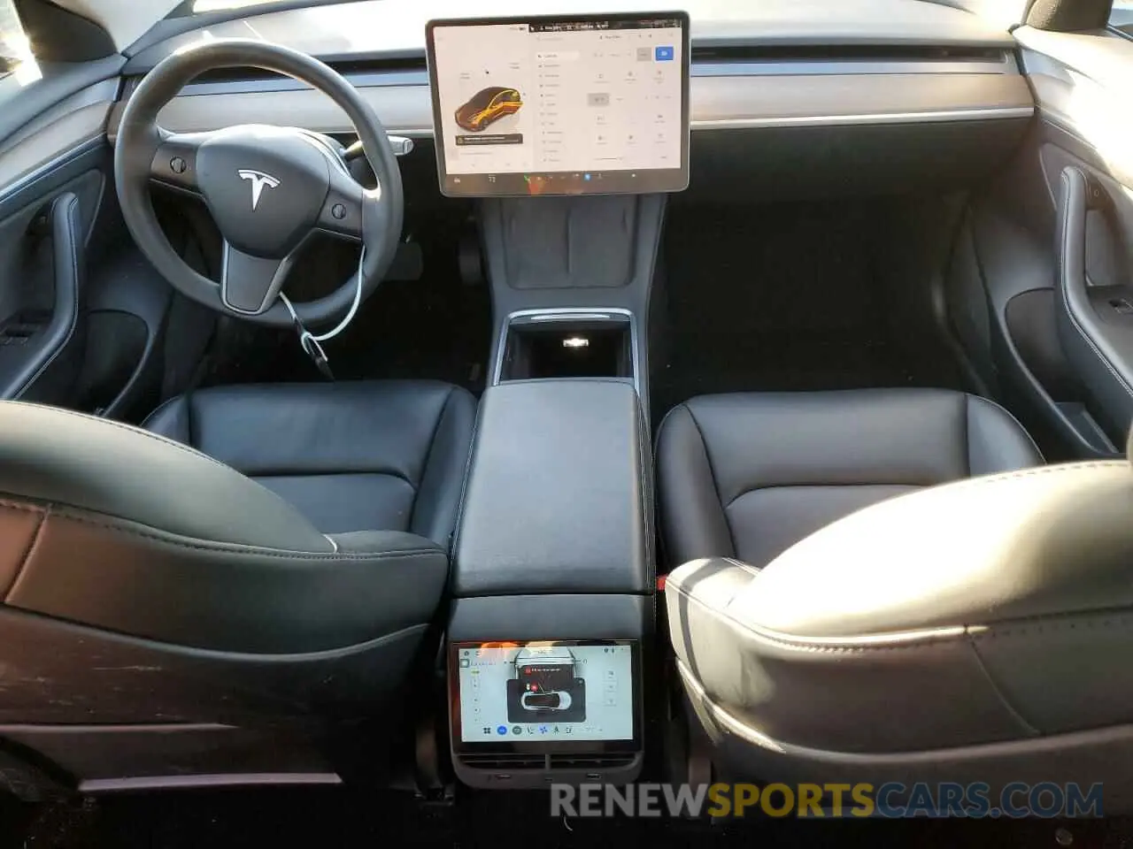 8 Photograph of a damaged car 5YJ3E1EAXNF352582 TESLA MODEL 3 2022