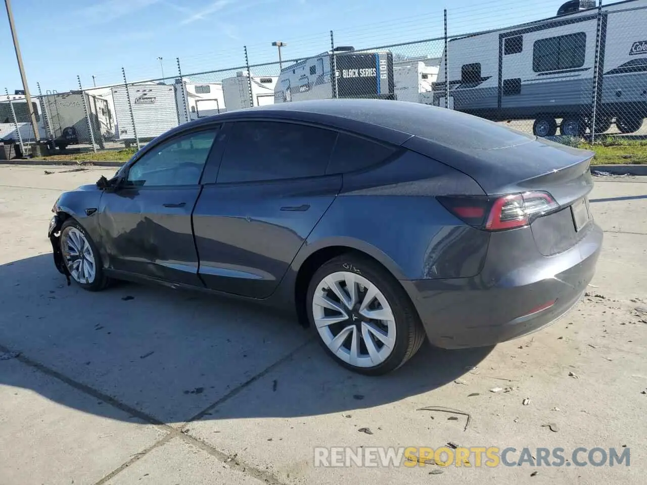 2 Photograph of a damaged car 5YJ3E1EAXNF360200 TESLA MODEL 3 2022