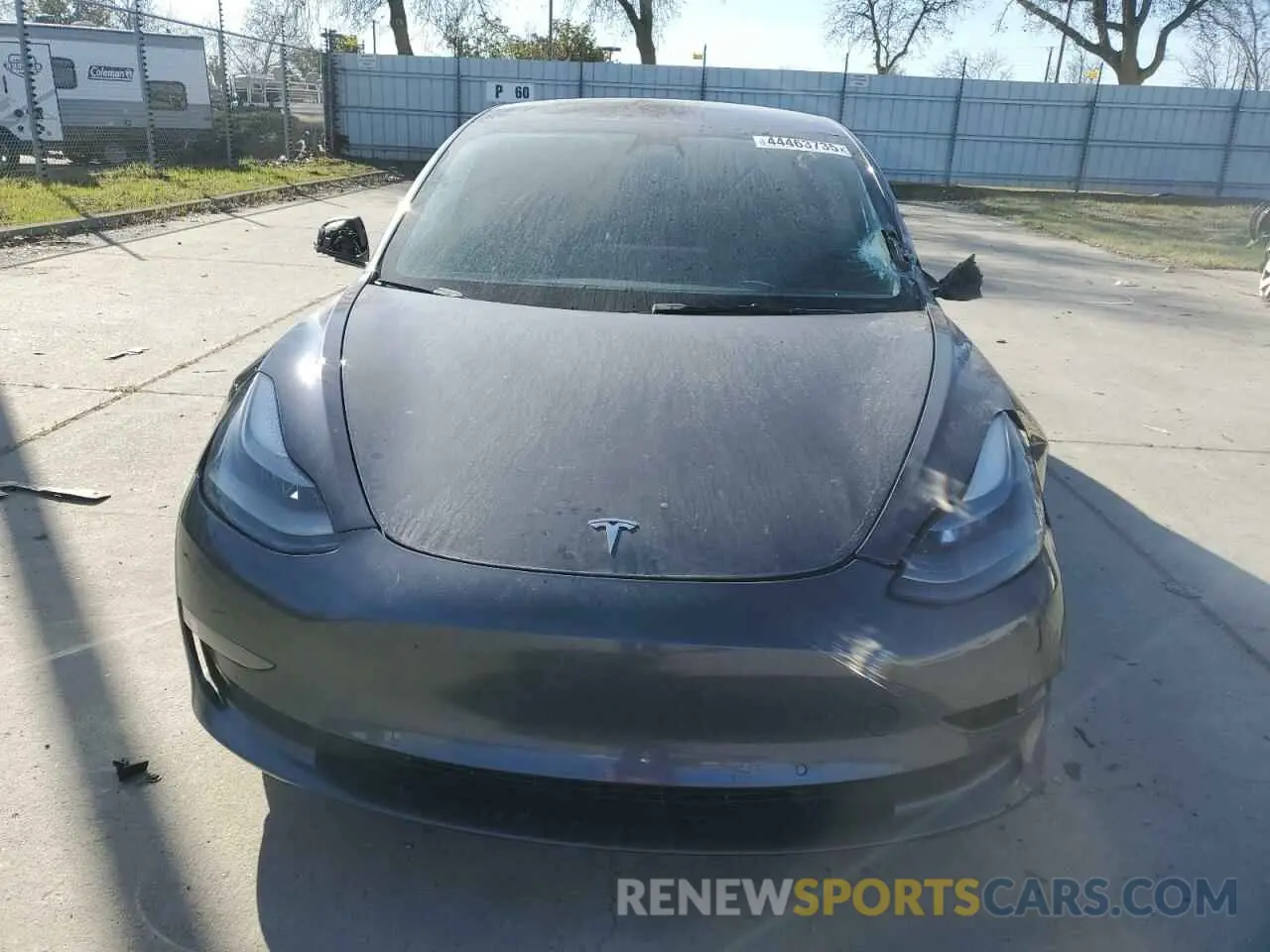 5 Photograph of a damaged car 5YJ3E1EAXNF360200 TESLA MODEL 3 2022