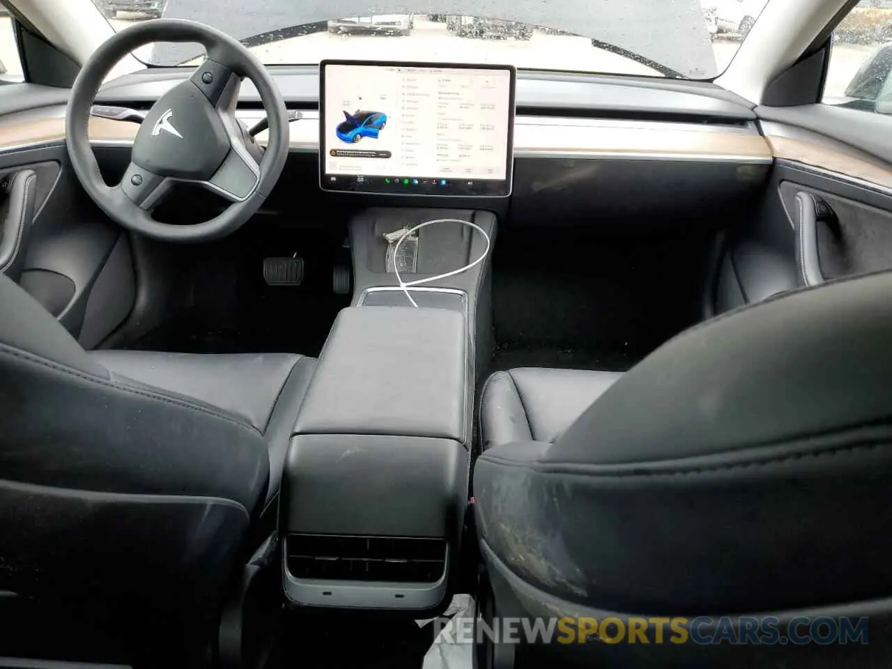 8 Photograph of a damaged car 5YJ3E1EAXNF368507 TESLA MODEL 3 2022