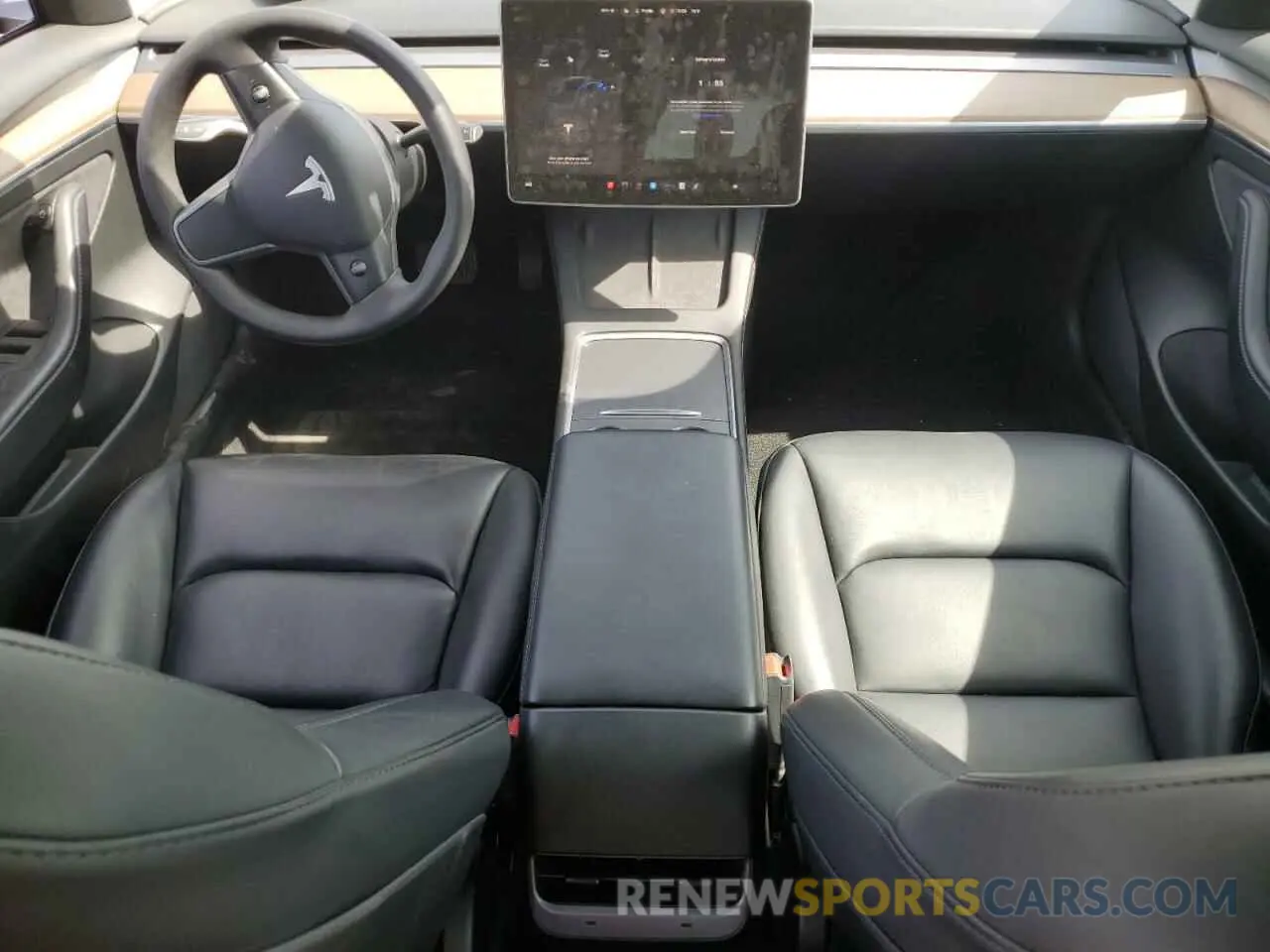 8 Photograph of a damaged car 5YJ3E1EAXNF370144 TESLA MODEL 3 2022