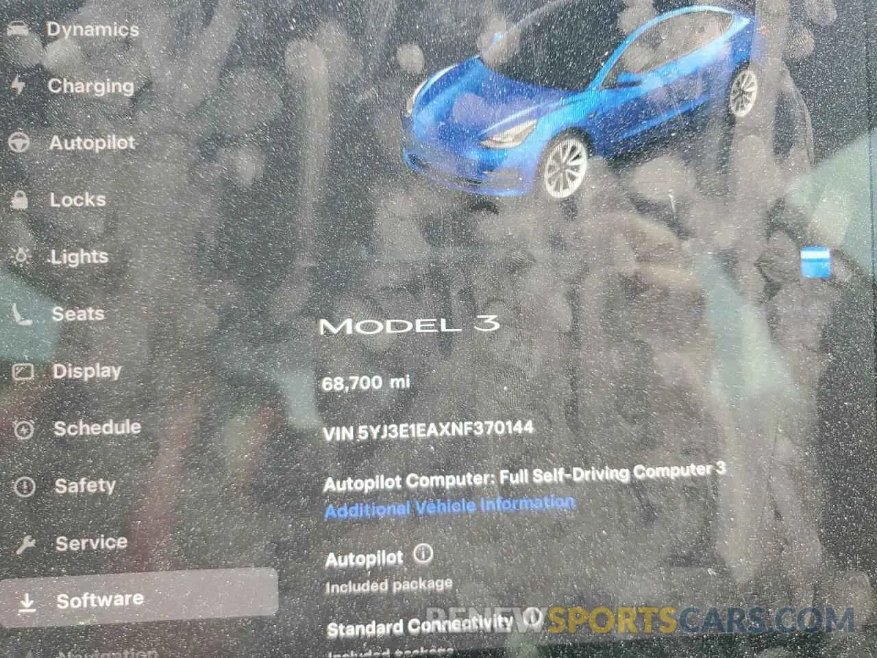 9 Photograph of a damaged car 5YJ3E1EAXNF370144 TESLA MODEL 3 2022