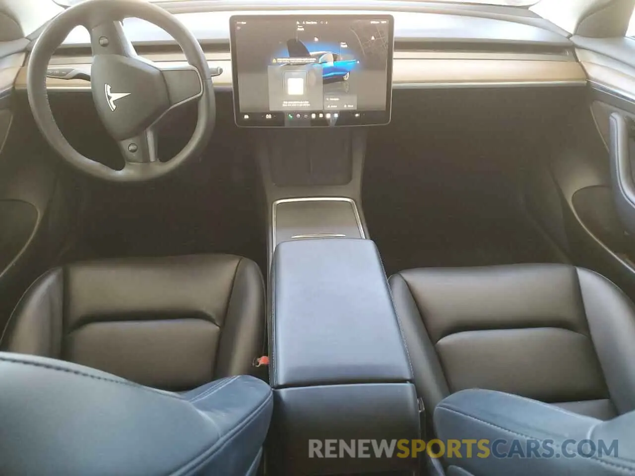 8 Photograph of a damaged car 5YJ3E1EAXNF370452 TESLA MODEL 3 2022