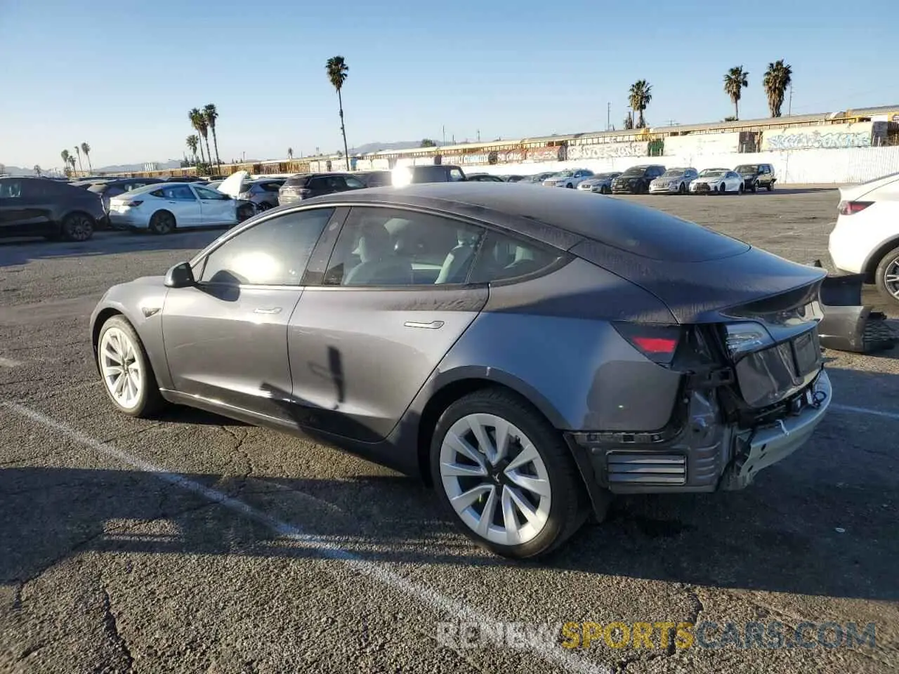2 Фотография поврежденного автомобиля 5YJ3E1EAXNF374601 TESLA MODEL 3 2022