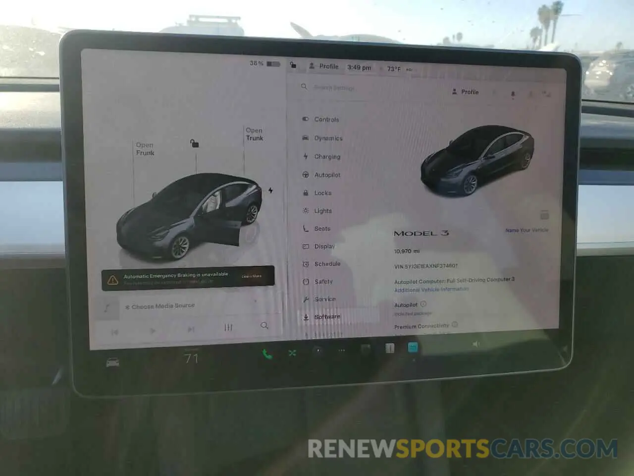 9 Фотография поврежденного автомобиля 5YJ3E1EAXNF374601 TESLA MODEL 3 2022