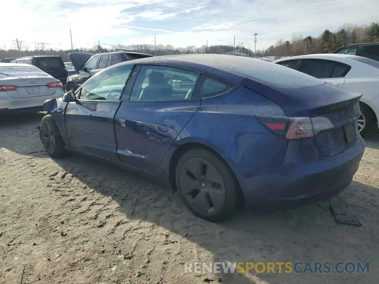 2 Фотография поврежденного автомобиля 5YJ3E1EB0NF103121 TESLA MODEL 3 2022