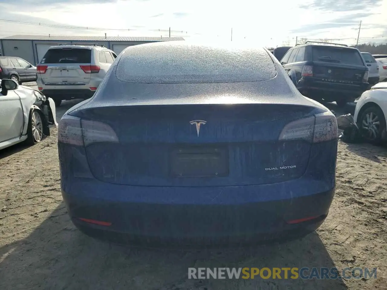 6 Фотография поврежденного автомобиля 5YJ3E1EB0NF103121 TESLA MODEL 3 2022