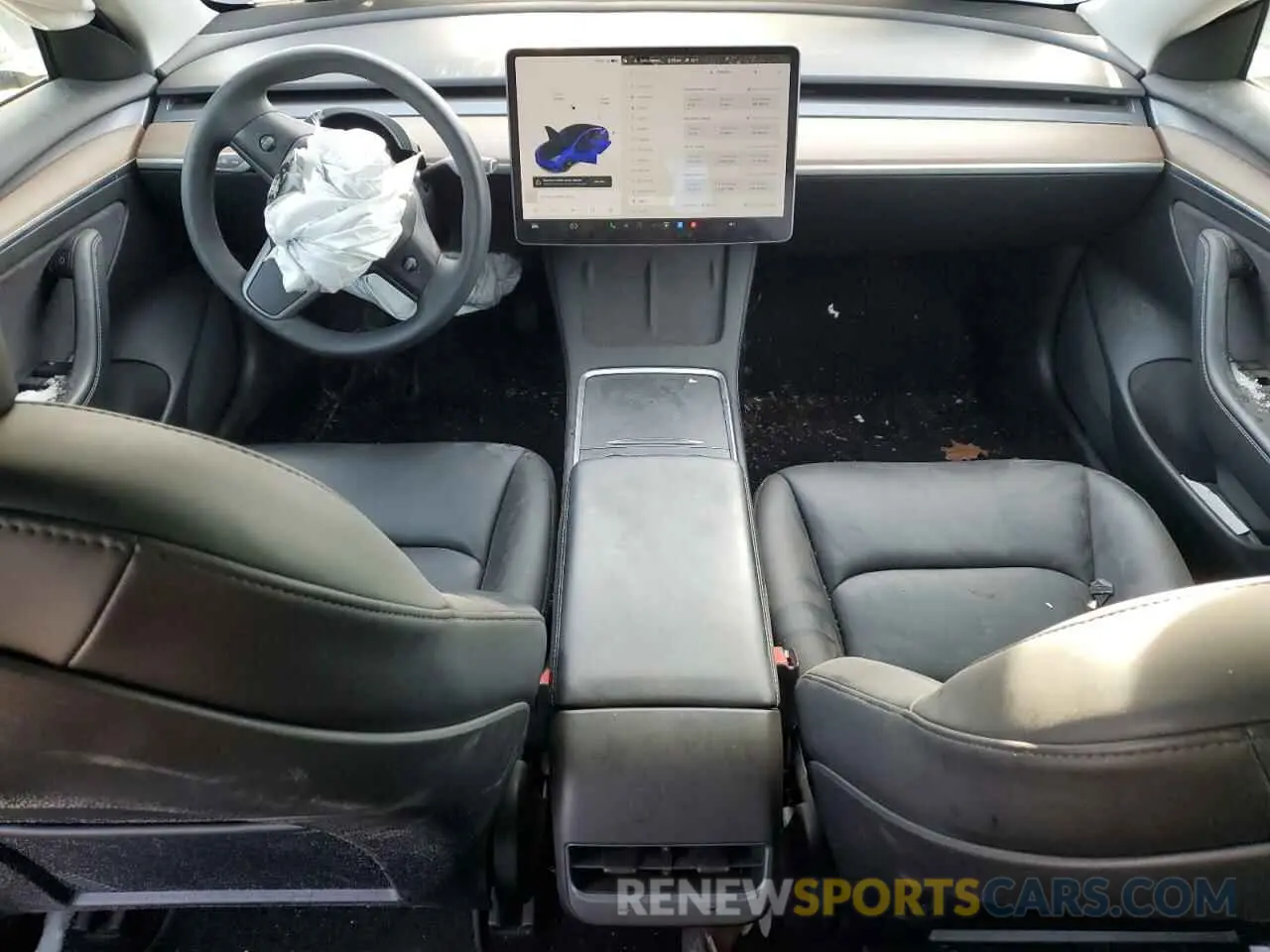 8 Фотография поврежденного автомобиля 5YJ3E1EB0NF103121 TESLA MODEL 3 2022