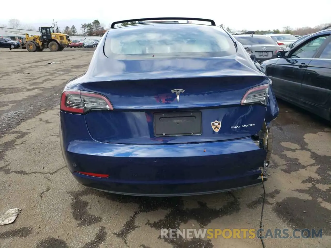 6 Фотография поврежденного автомобиля 5YJ3E1EB0NF104060 TESLA MODEL 3 2022