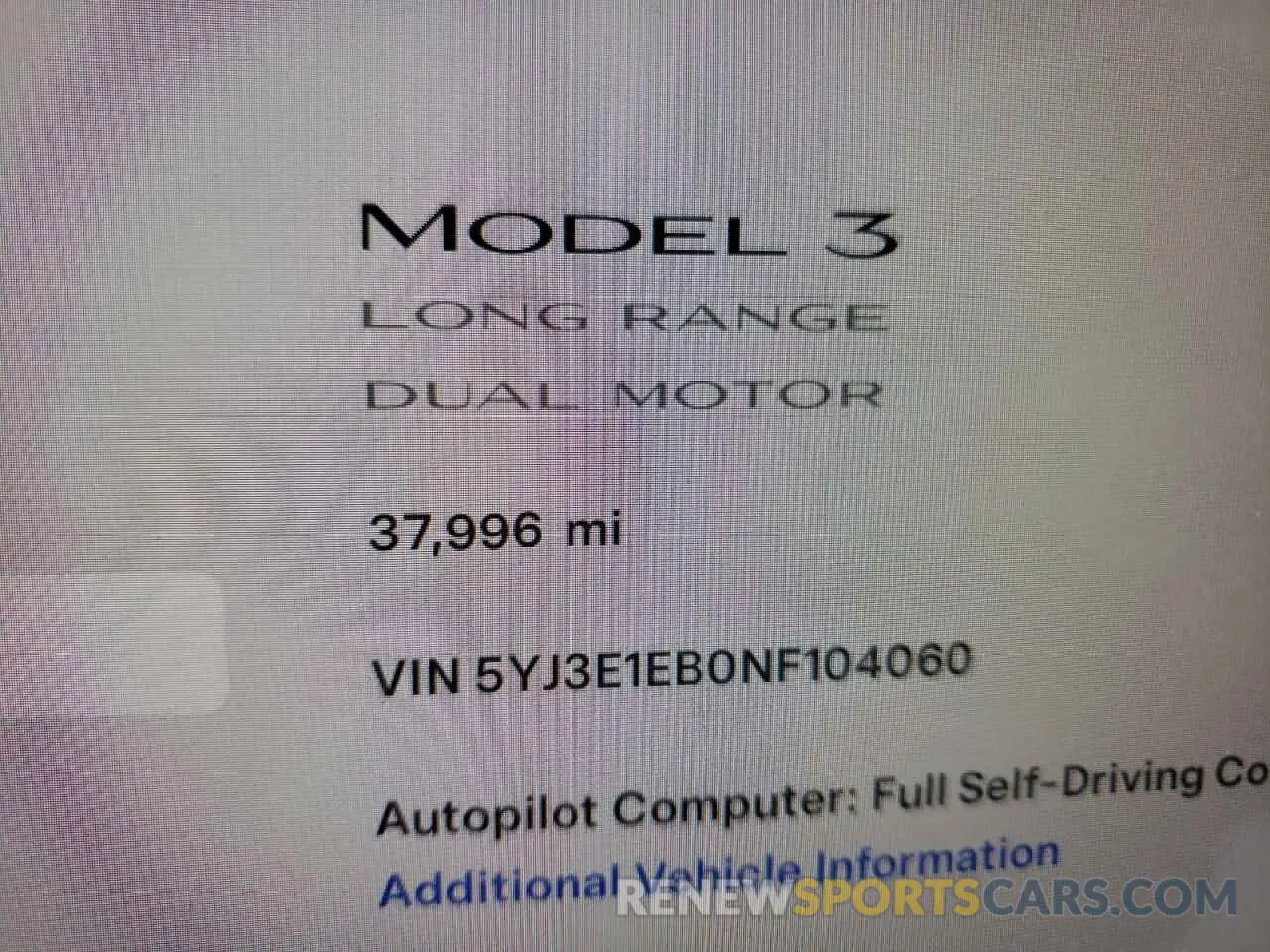 9 Фотография поврежденного автомобиля 5YJ3E1EB0NF104060 TESLA MODEL 3 2022
