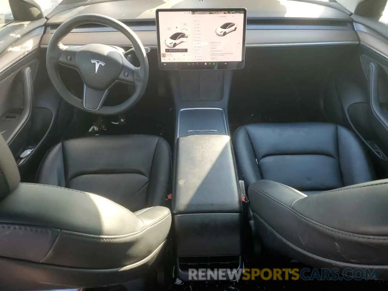 8 Photograph of a damaged car 5YJ3E1EB0NF111378 TESLA MODEL 3 2022