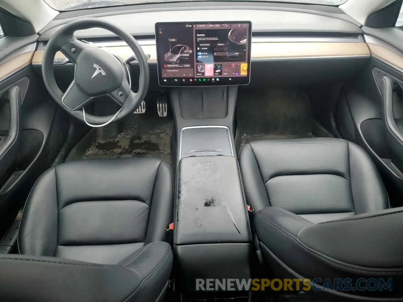 8 Photograph of a damaged car 5YJ3E1EB0NF120016 TESLA MODEL 3 2022