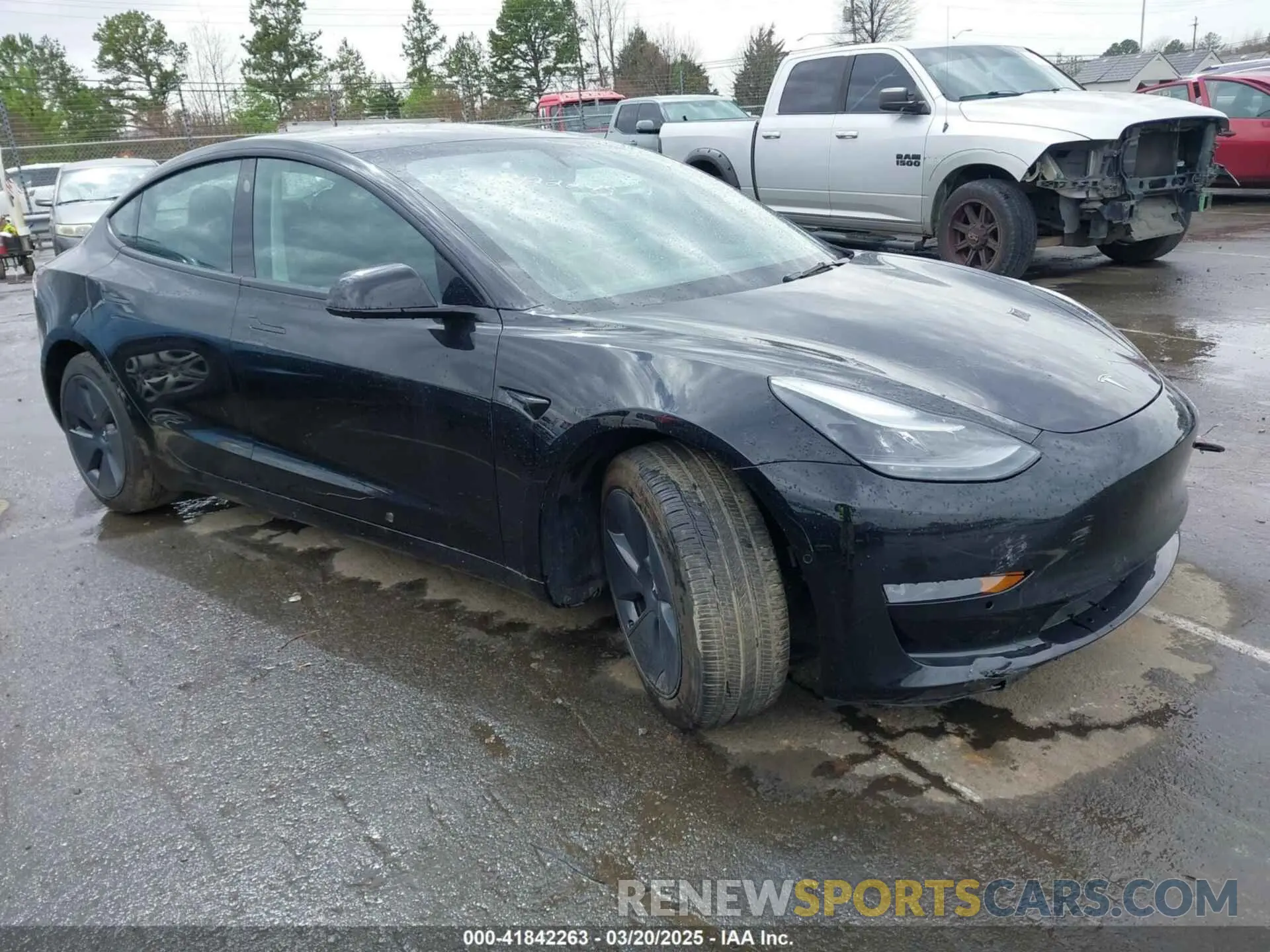 1 Фотография поврежденного автомобиля 5YJ3E1EB0NF122249 TESLA MODEL 3 2022
