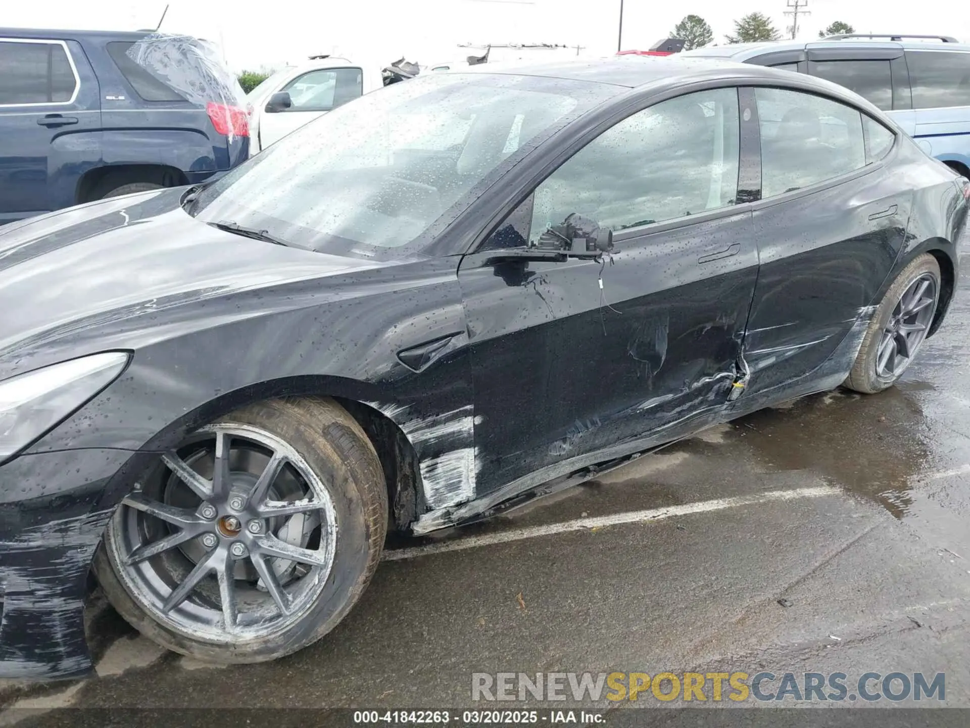 6 Фотография поврежденного автомобиля 5YJ3E1EB0NF122249 TESLA MODEL 3 2022