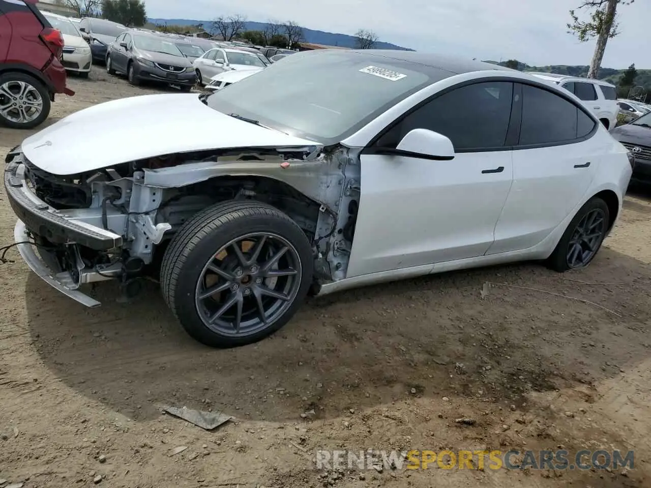 1 Фотография поврежденного автомобиля 5YJ3E1EB0NF123224 TESLA MODEL 3 2022