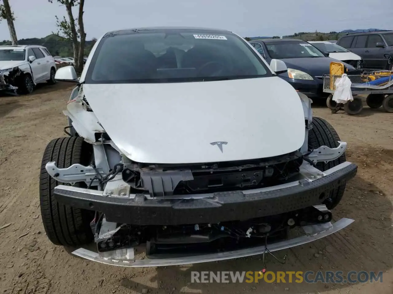 5 Фотография поврежденного автомобиля 5YJ3E1EB0NF123224 TESLA MODEL 3 2022