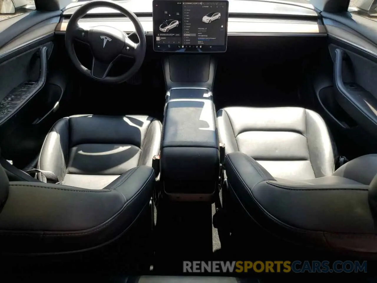 8 Фотография поврежденного автомобиля 5YJ3E1EB0NF129315 TESLA MODEL 3 2022