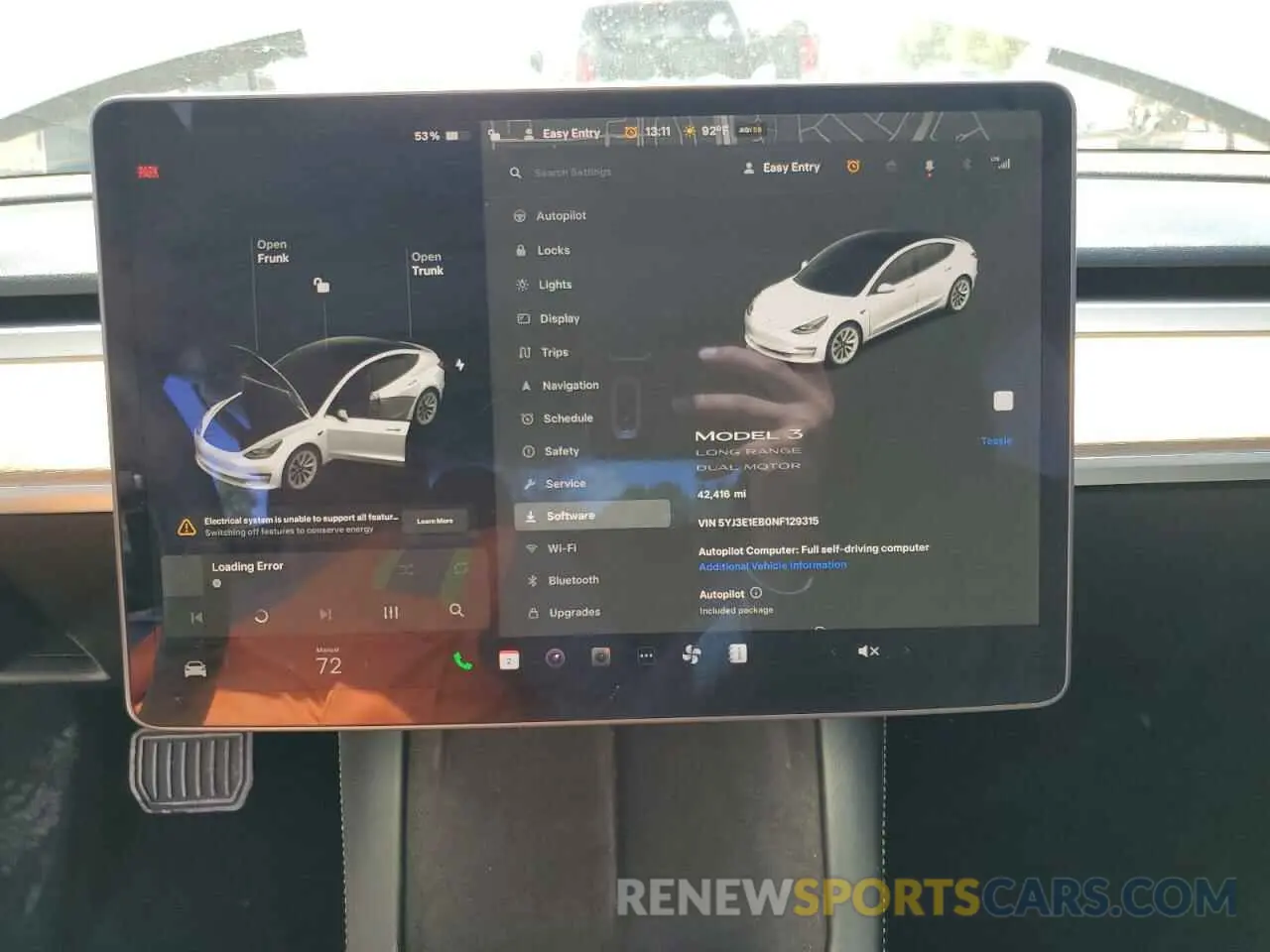 9 Фотография поврежденного автомобиля 5YJ3E1EB0NF129315 TESLA MODEL 3 2022