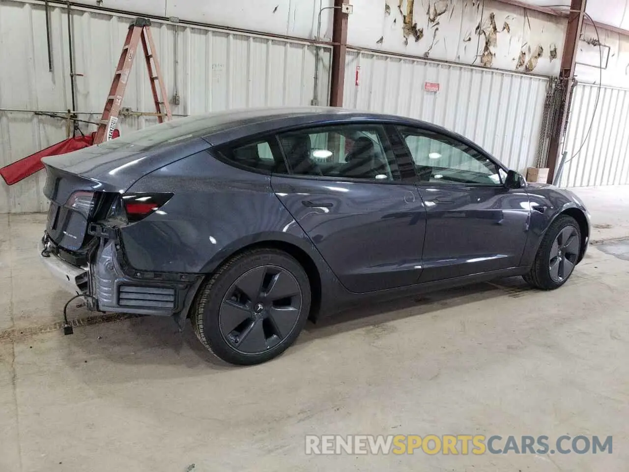3 Photograph of a damaged car 5YJ3E1EB0NF163674 TESLA MODEL 3 2022