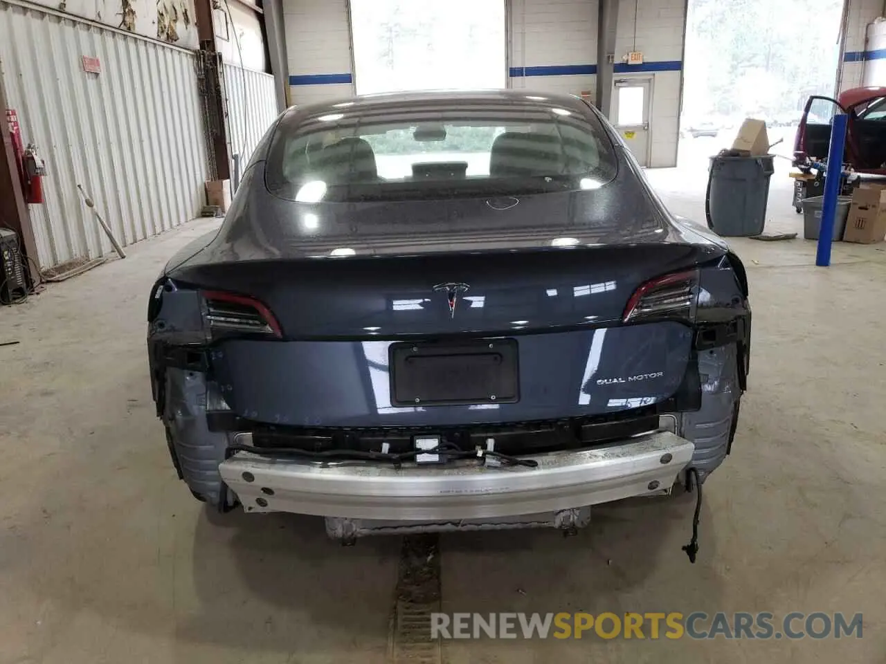 6 Photograph of a damaged car 5YJ3E1EB0NF163674 TESLA MODEL 3 2022