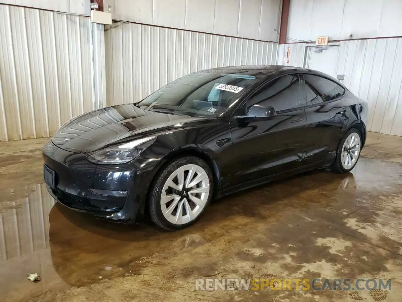 1 Фотография поврежденного автомобиля 5YJ3E1EB0NF185075 TESLA MODEL 3 2022