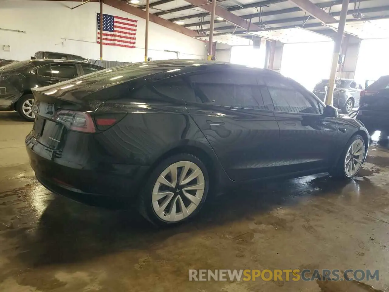 3 Фотография поврежденного автомобиля 5YJ3E1EB0NF185075 TESLA MODEL 3 2022