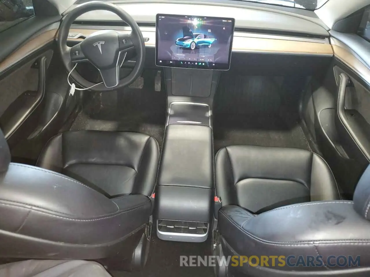 8 Фотография поврежденного автомобиля 5YJ3E1EB0NF185075 TESLA MODEL 3 2022