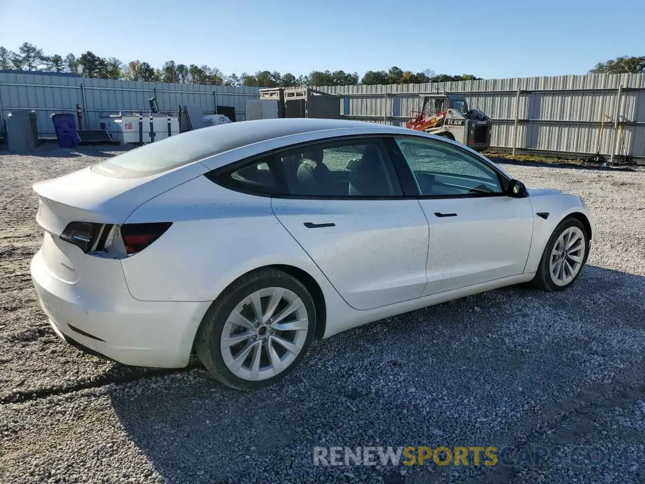 3 Photograph of a damaged car 5YJ3E1EB0NF192527 TESLA MODEL 3 2022