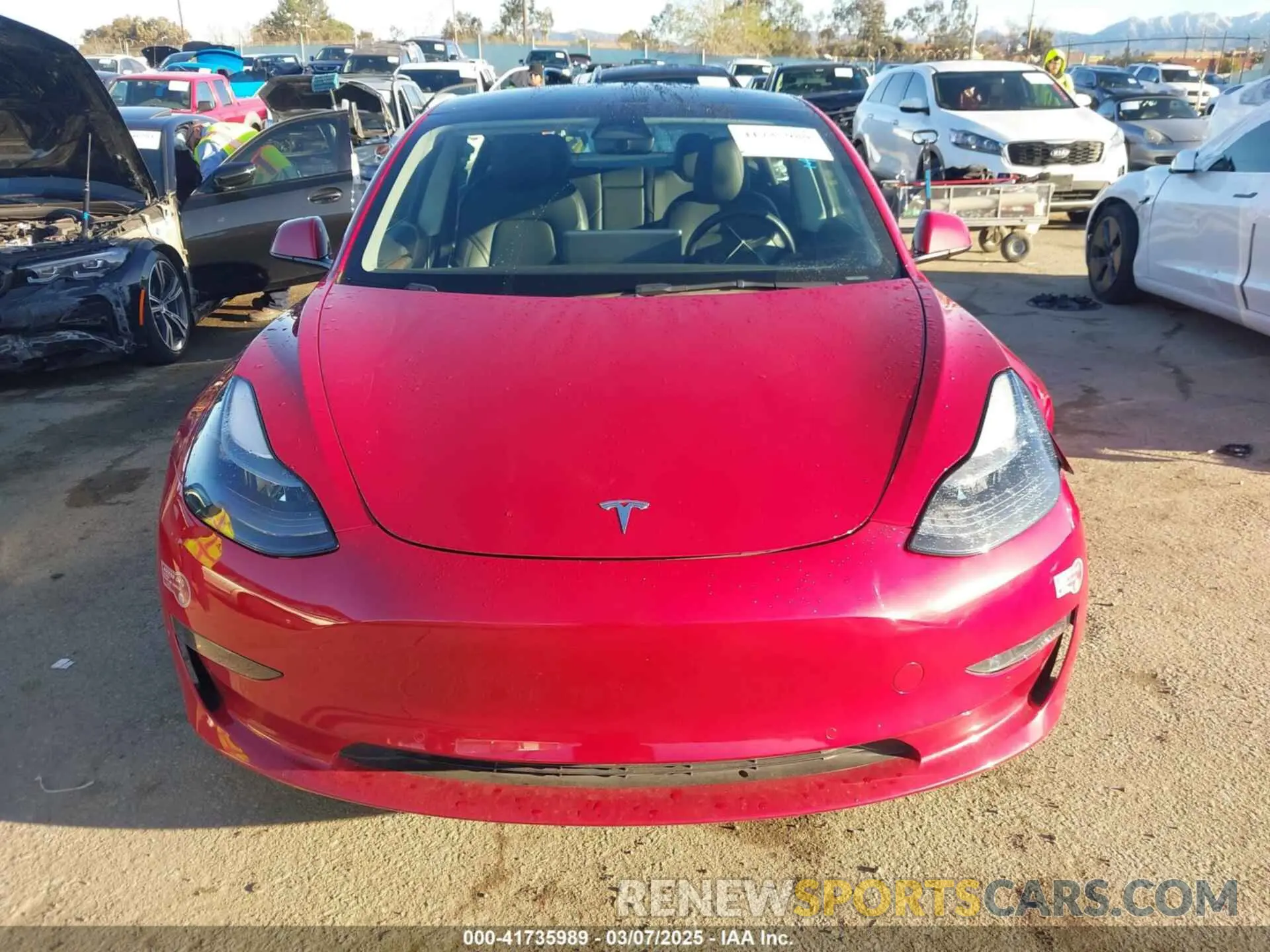 12 Фотография поврежденного автомобиля 5YJ3E1EB0NF212257 TESLA MODEL 3 2022