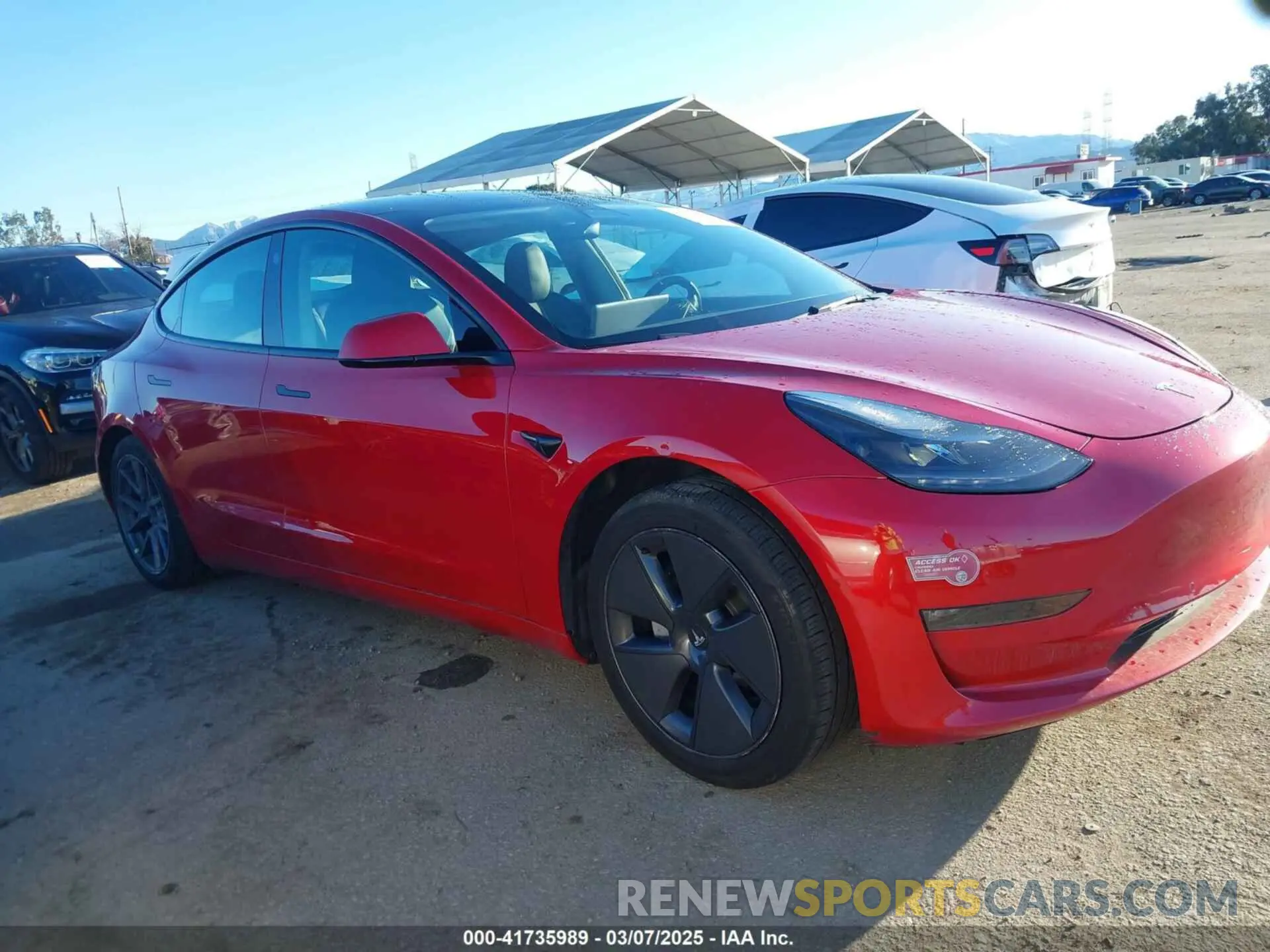 13 Фотография поврежденного автомобиля 5YJ3E1EB0NF212257 TESLA MODEL 3 2022