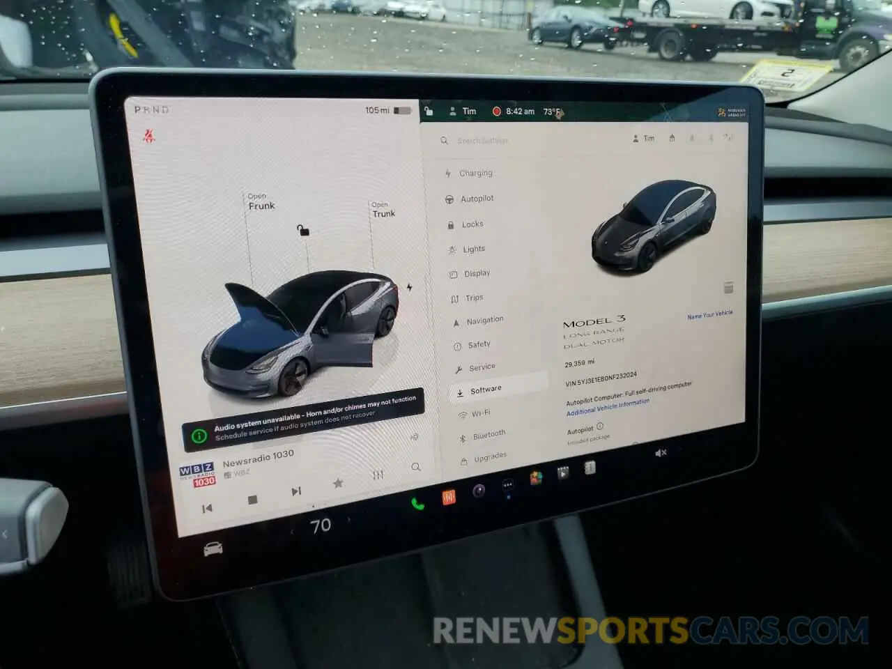 9 Фотография поврежденного автомобиля 5YJ3E1EB0NF232024 TESLA MODEL 3 2022