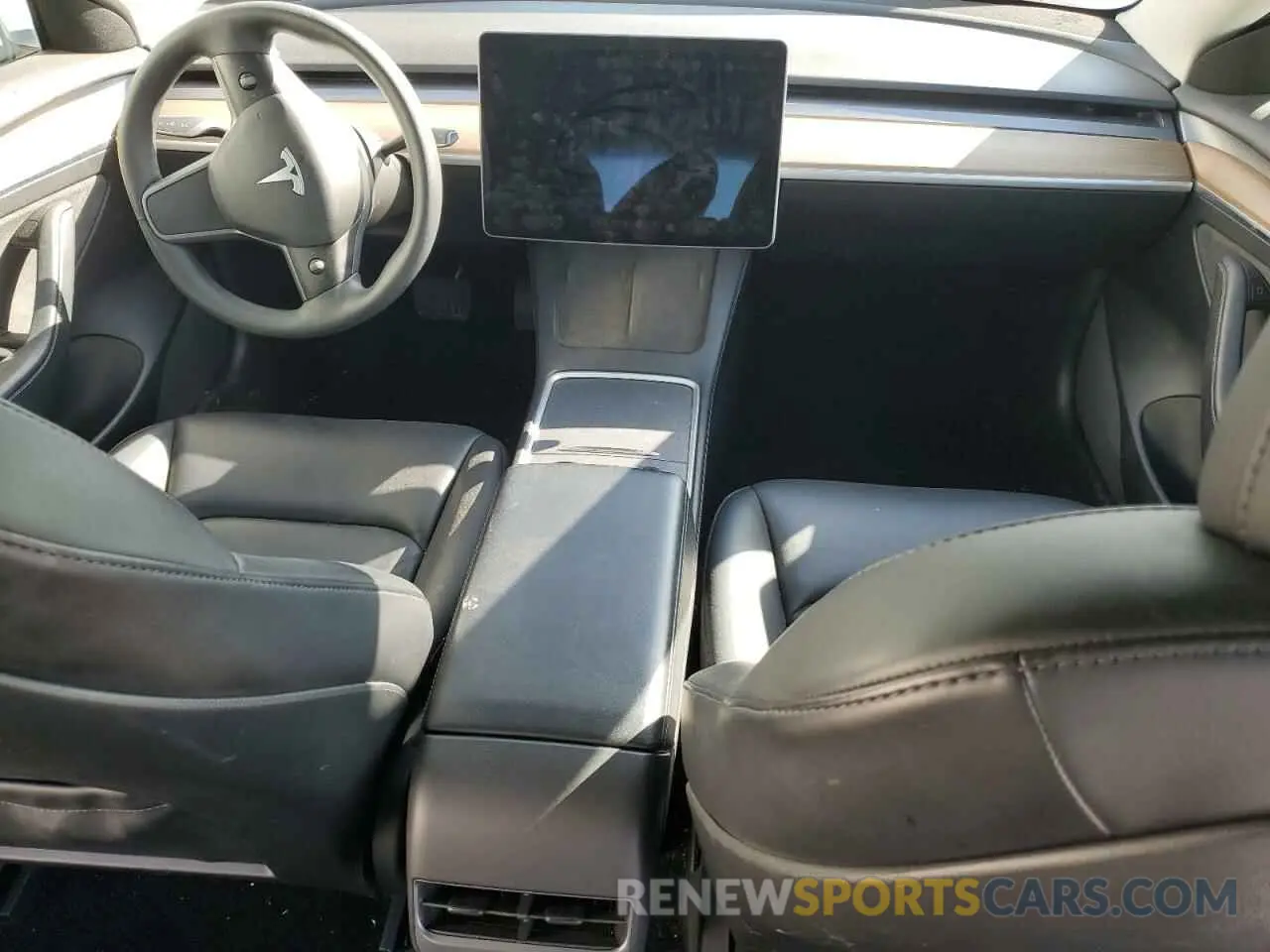 8 Photograph of a damaged car 5YJ3E1EB0NF243122 TESLA MODEL 3 2022