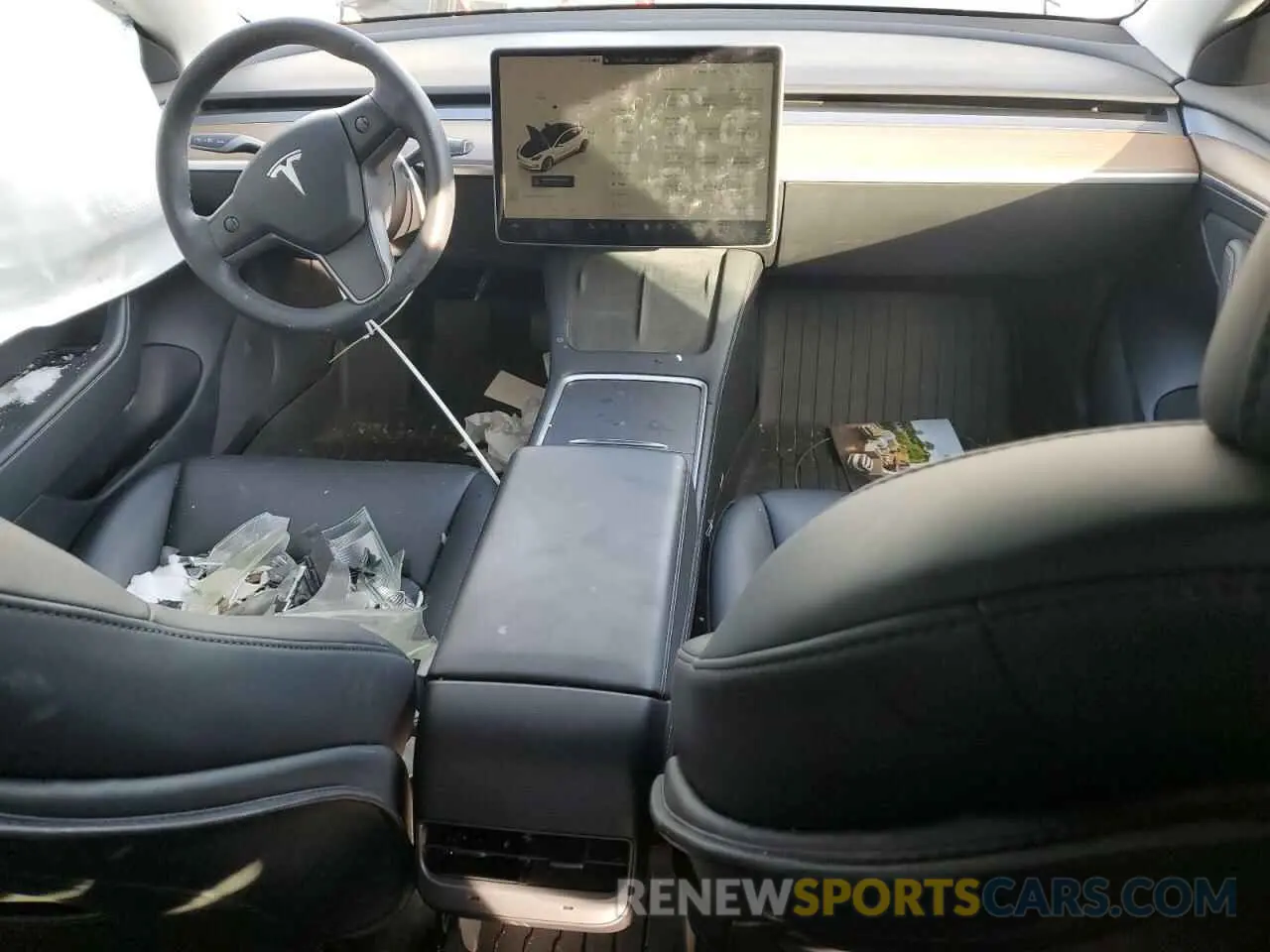 8 Photograph of a damaged car 5YJ3E1EB0NF260809 TESLA MODEL 3 2022