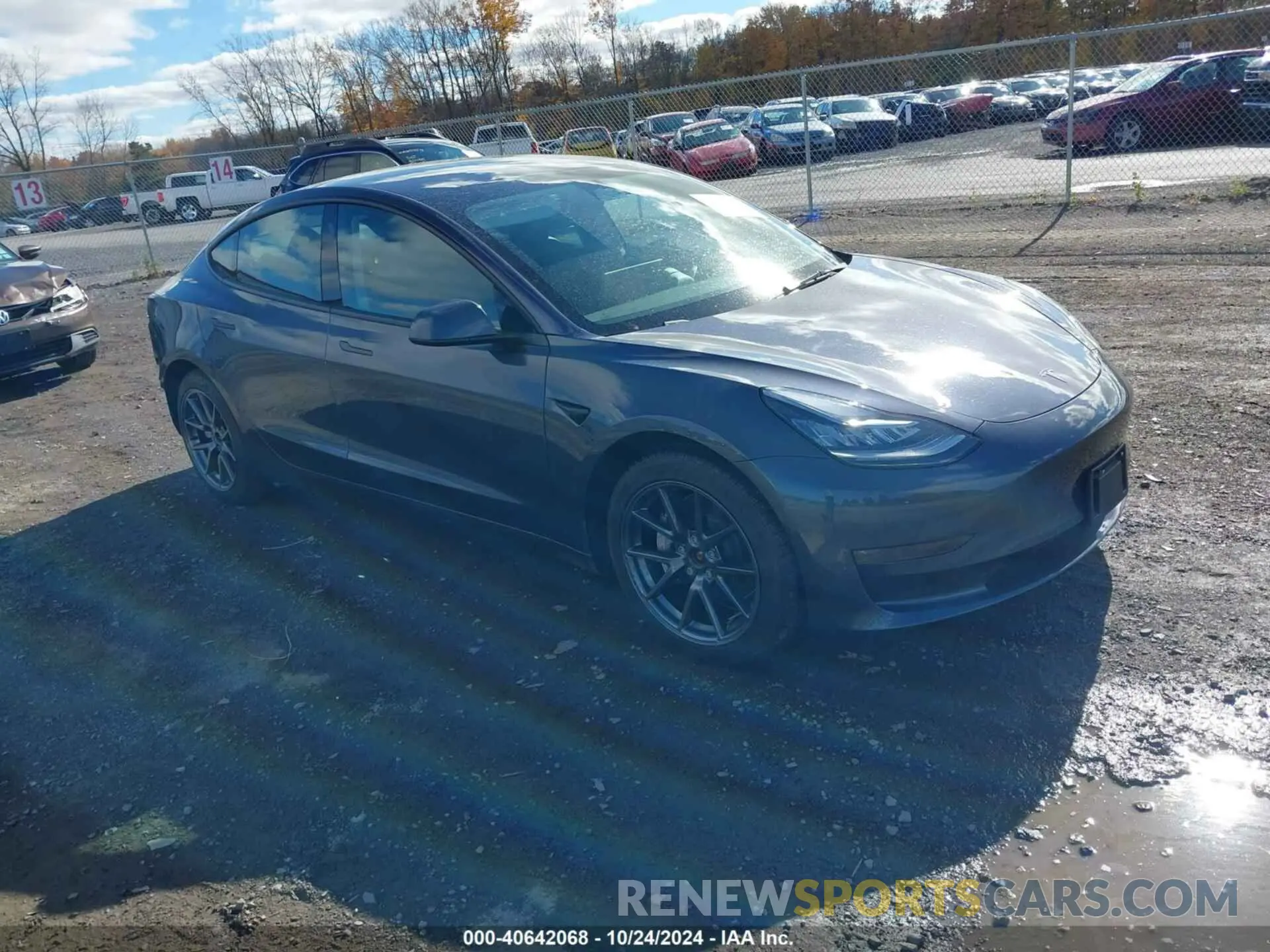 1 Photograph of a damaged car 5YJ3E1EB0NF278789 TESLA MODEL 3 2022