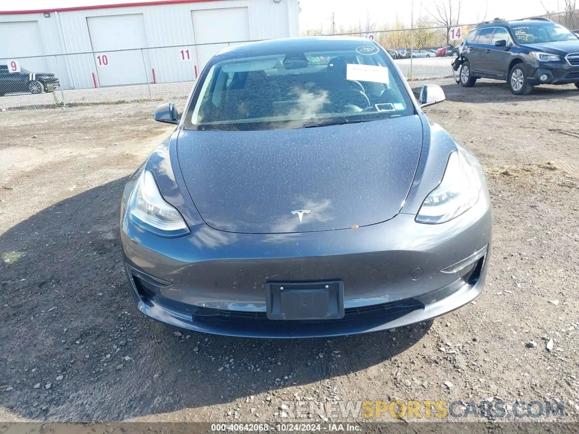 12 Photograph of a damaged car 5YJ3E1EB0NF278789 TESLA MODEL 3 2022