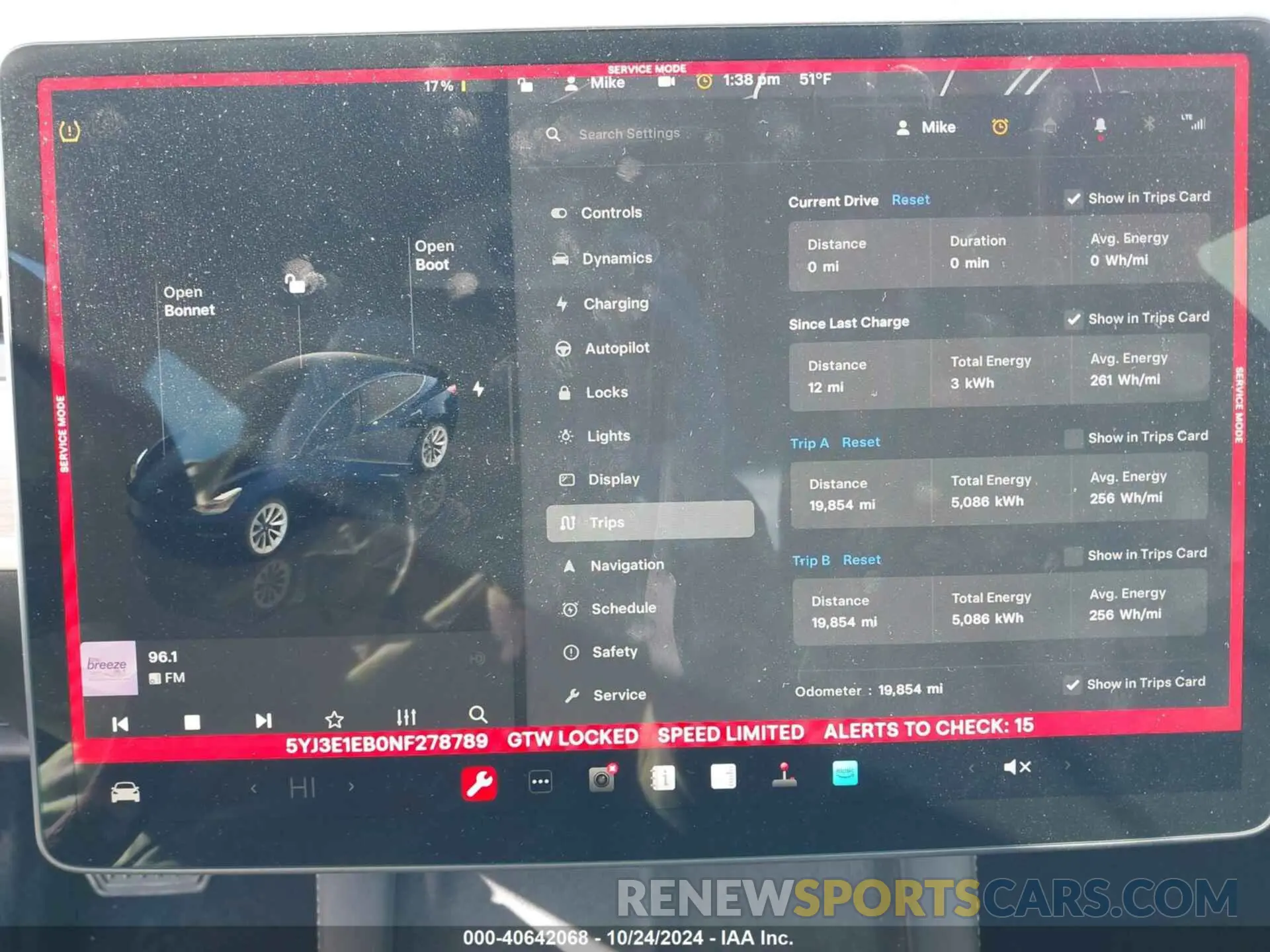 7 Photograph of a damaged car 5YJ3E1EB0NF278789 TESLA MODEL 3 2022
