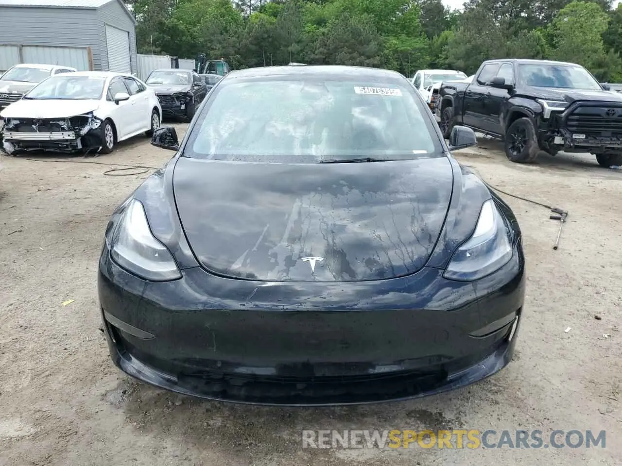 5 Фотография поврежденного автомобиля 5YJ3E1EB0NF286553 TESLA MODEL 3 2022