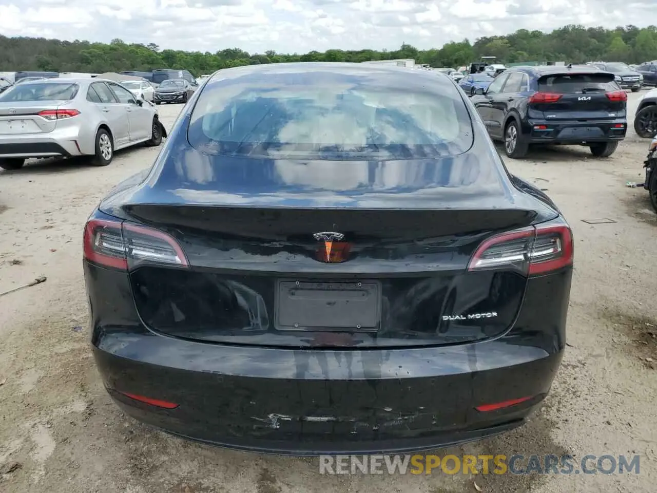 6 Фотография поврежденного автомобиля 5YJ3E1EB0NF286553 TESLA MODEL 3 2022