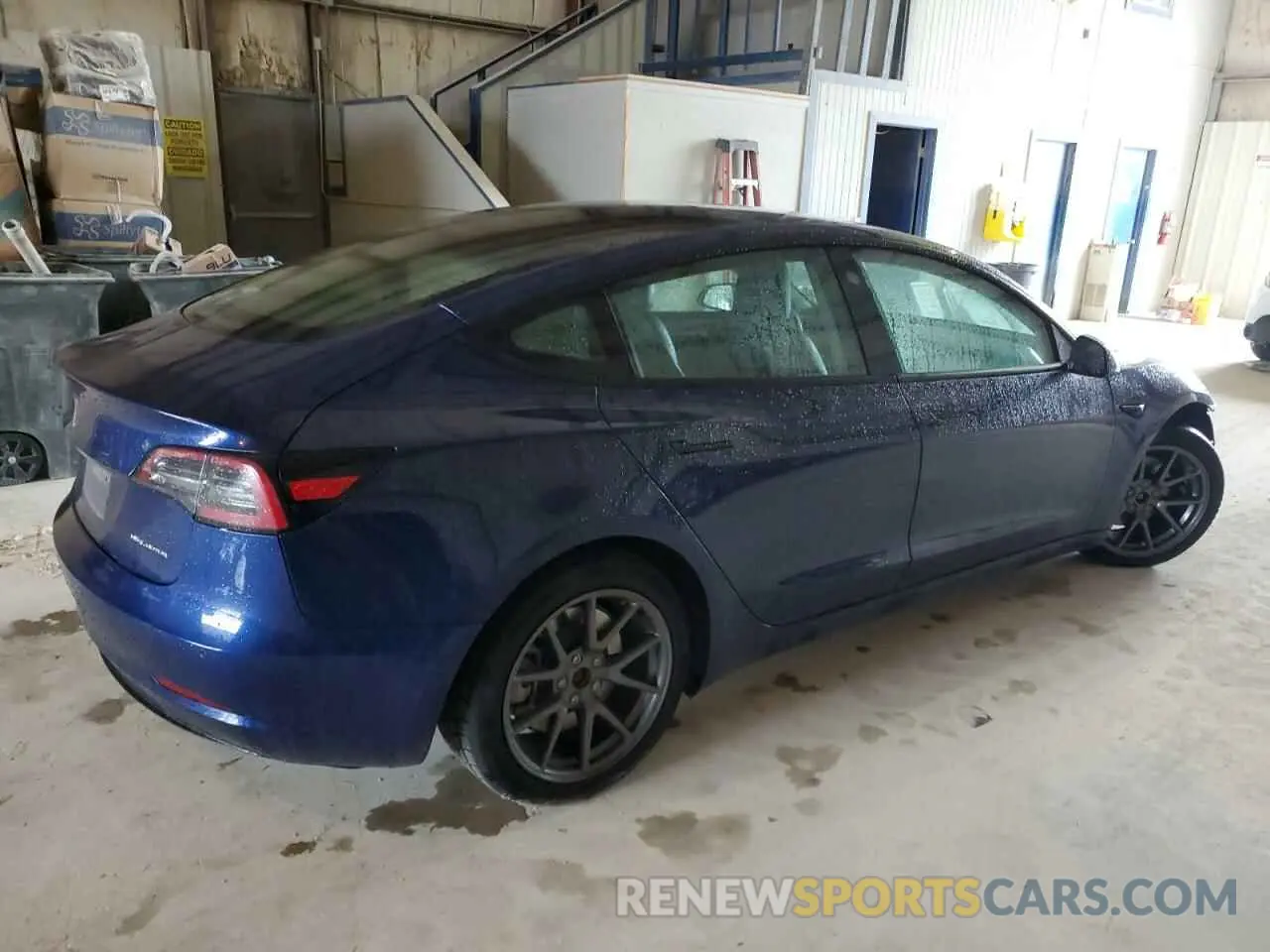 3 Photograph of a damaged car 5YJ3E1EB0NF287072 TESLA MODEL 3 2022