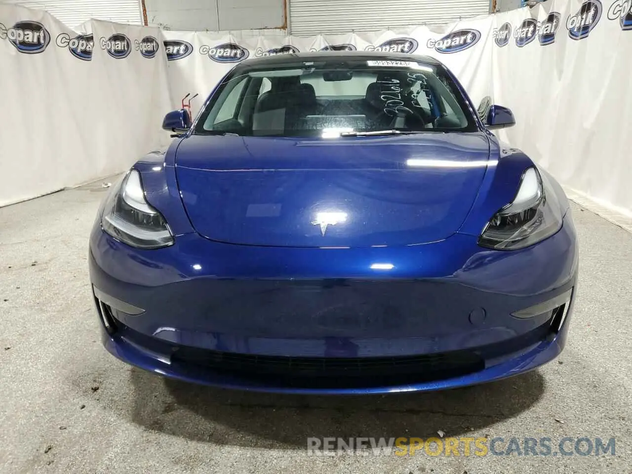 5 Фотография поврежденного автомобиля 5YJ3E1EB0NF289632 TESLA MODEL 3 2022