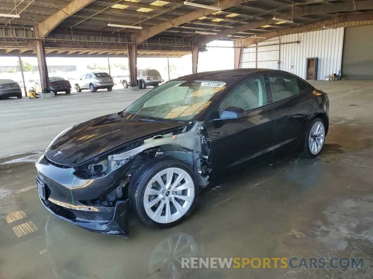 1 Фотография поврежденного автомобиля 5YJ3E1EB0NF304940 TESLA MODEL 3 2022