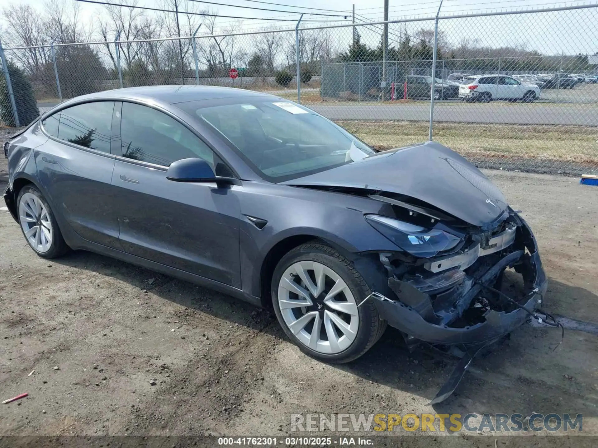 1 Фотография поврежденного автомобиля 5YJ3E1EB0NF314870 TESLA MODEL 3 2022