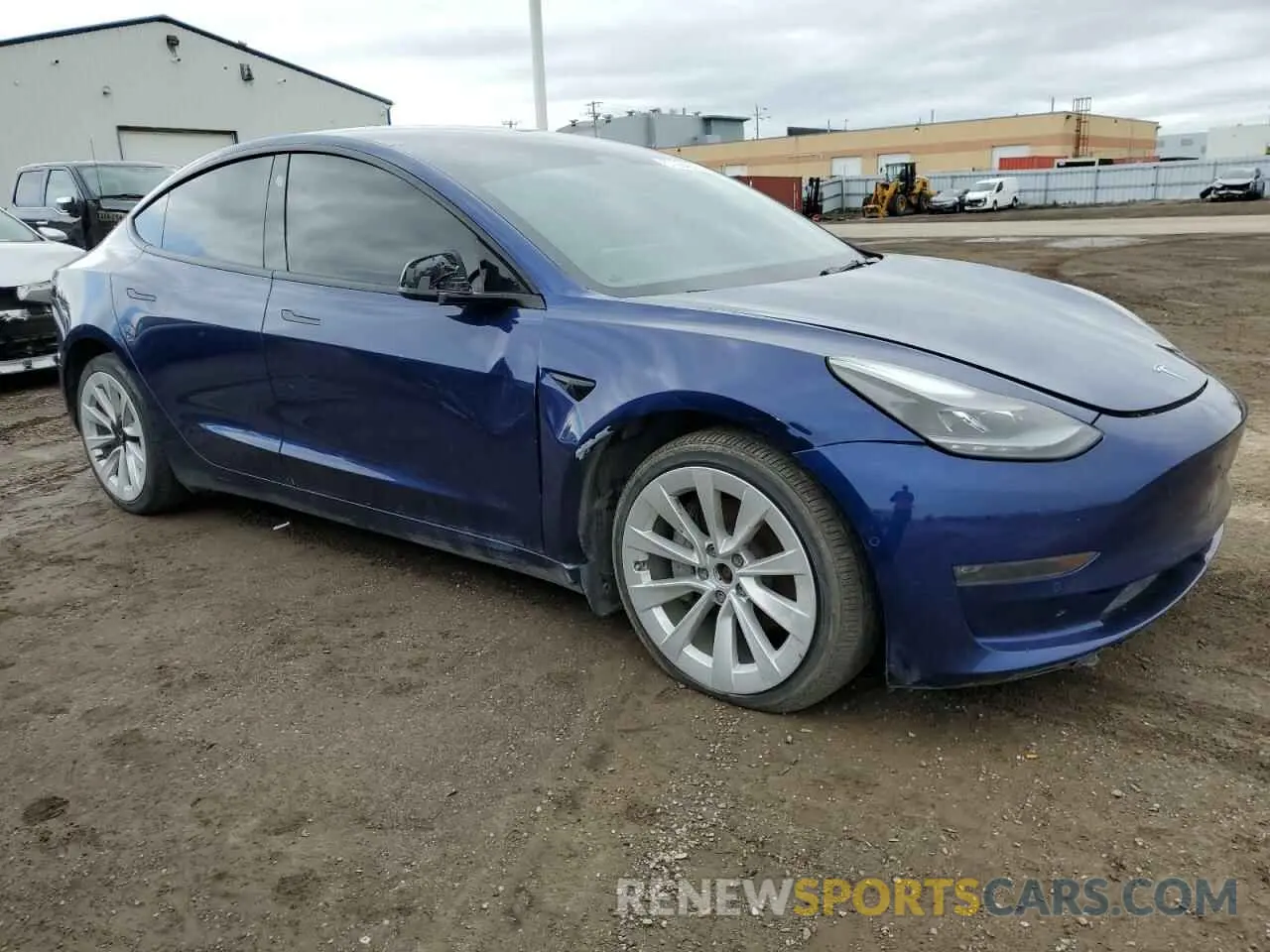 4 Фотография поврежденного автомобиля 5YJ3E1EB0NF326324 TESLA MODEL 3 2022