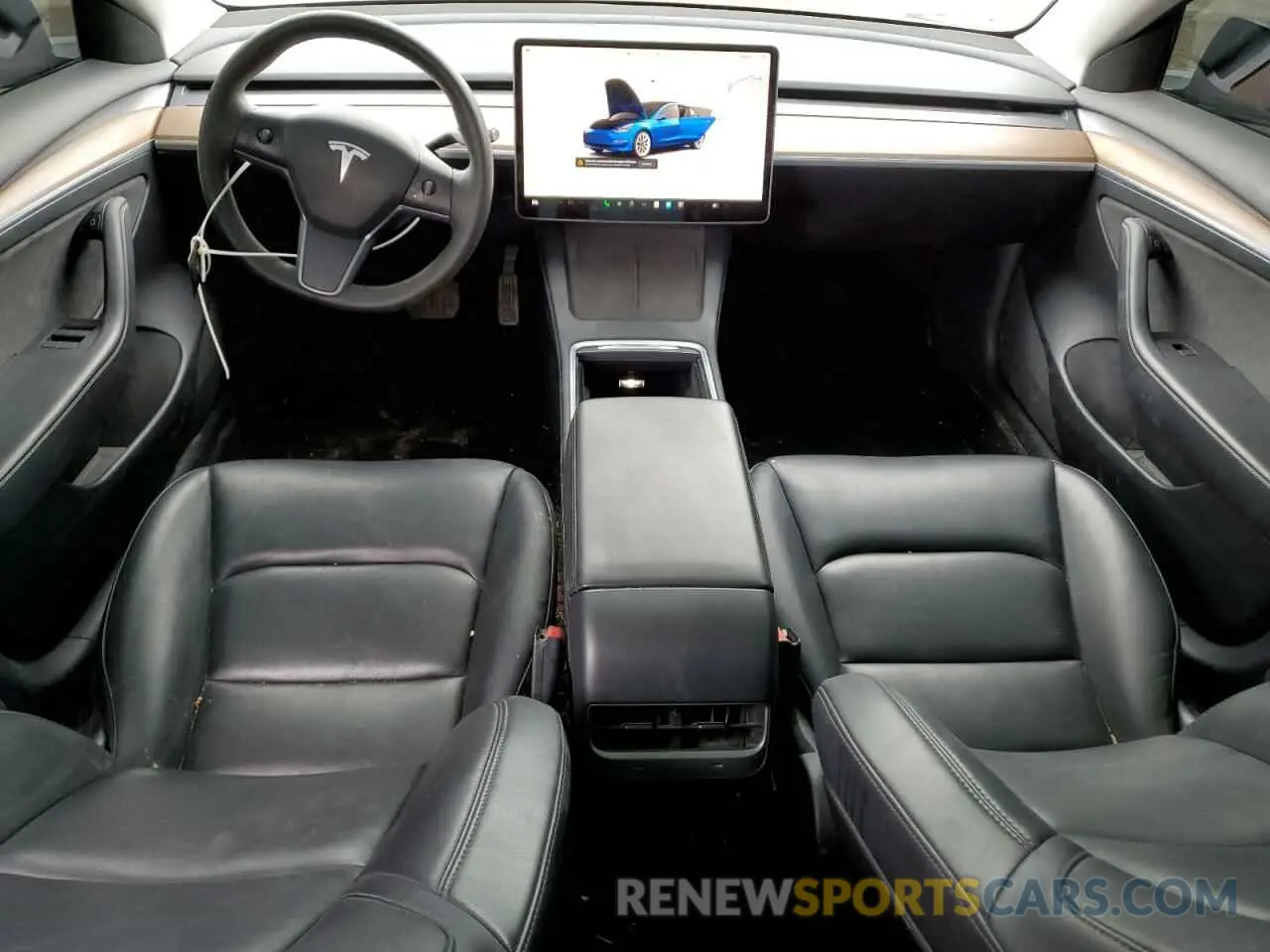 8 Фотография поврежденного автомобиля 5YJ3E1EB0NF326324 TESLA MODEL 3 2022