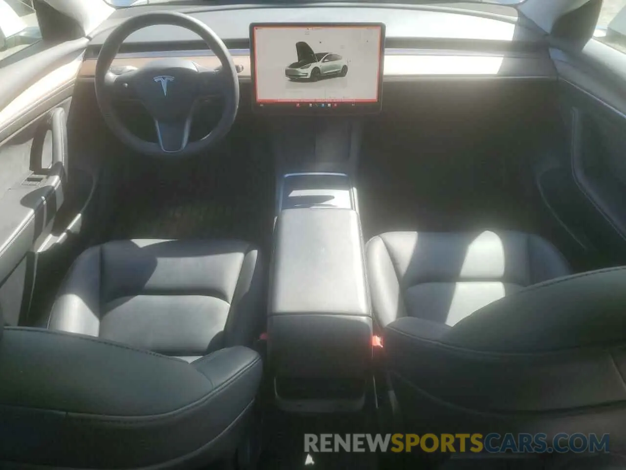 8 Photograph of a damaged car 5YJ3E1EB0NF329062 TESLA MODEL 3 2022