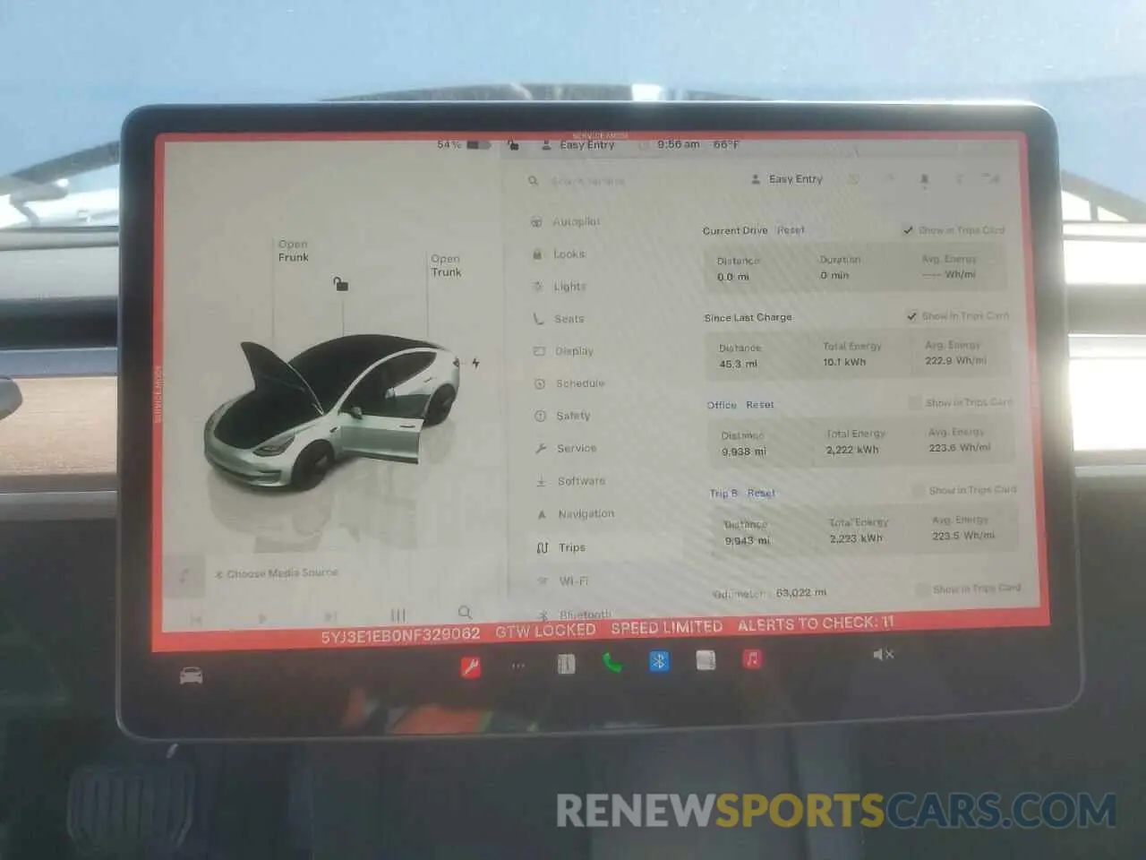 9 Photograph of a damaged car 5YJ3E1EB0NF329062 TESLA MODEL 3 2022