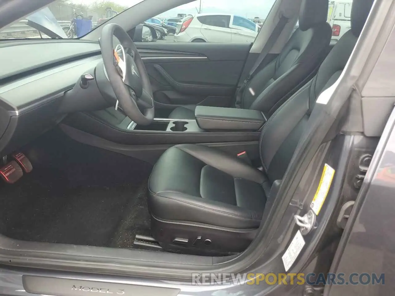 7 Photograph of a damaged car 5YJ3E1EB0NF329143 TESLA MODEL 3 2022