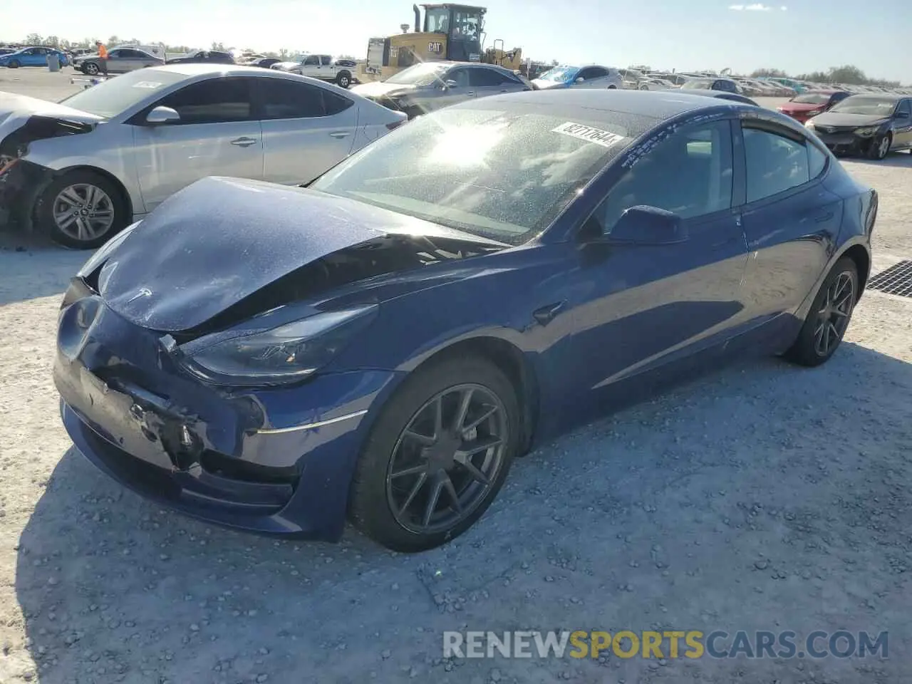 1 Photograph of a damaged car 5YJ3E1EB0NF341244 TESLA MODEL 3 2022